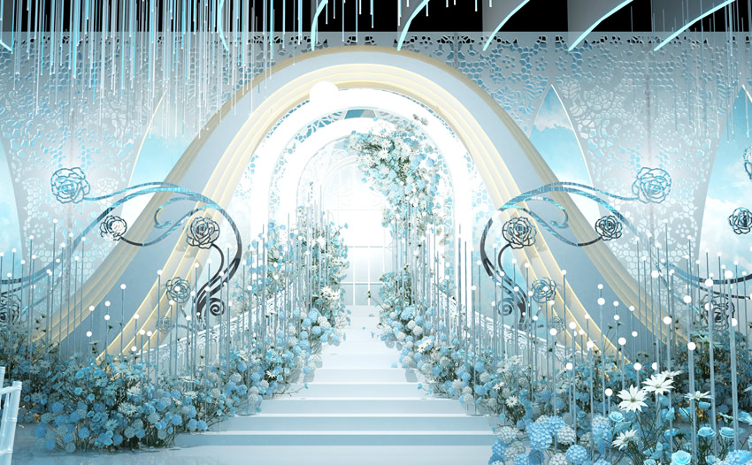 博兴釡香烙馍村水晶厅效果展示